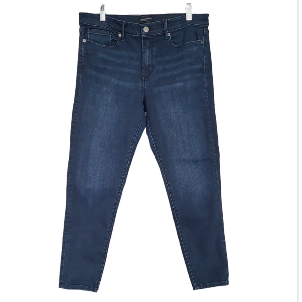 Banana Republic Mid Rise Skinny Jeans 31 (32) Classic Workwear Stretch Everyday